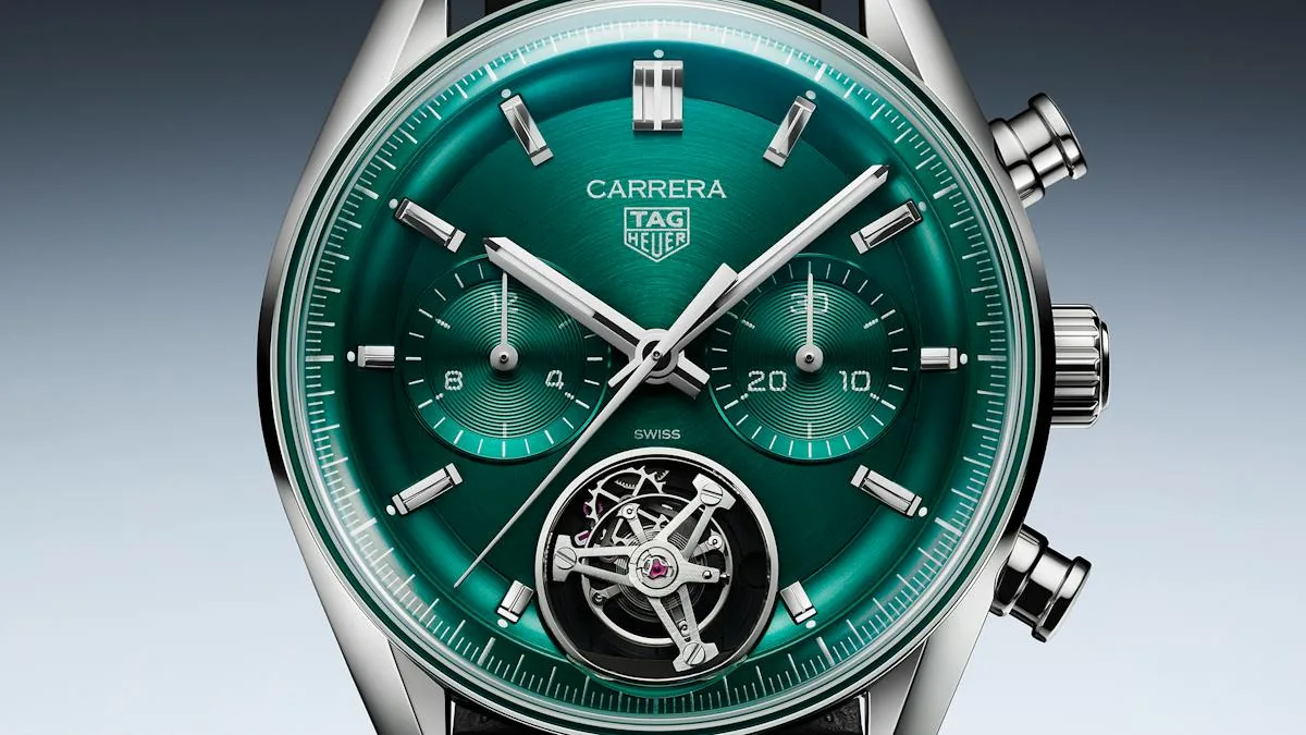 Zegarek TAG Heuer Carrera z zieloną tarczą